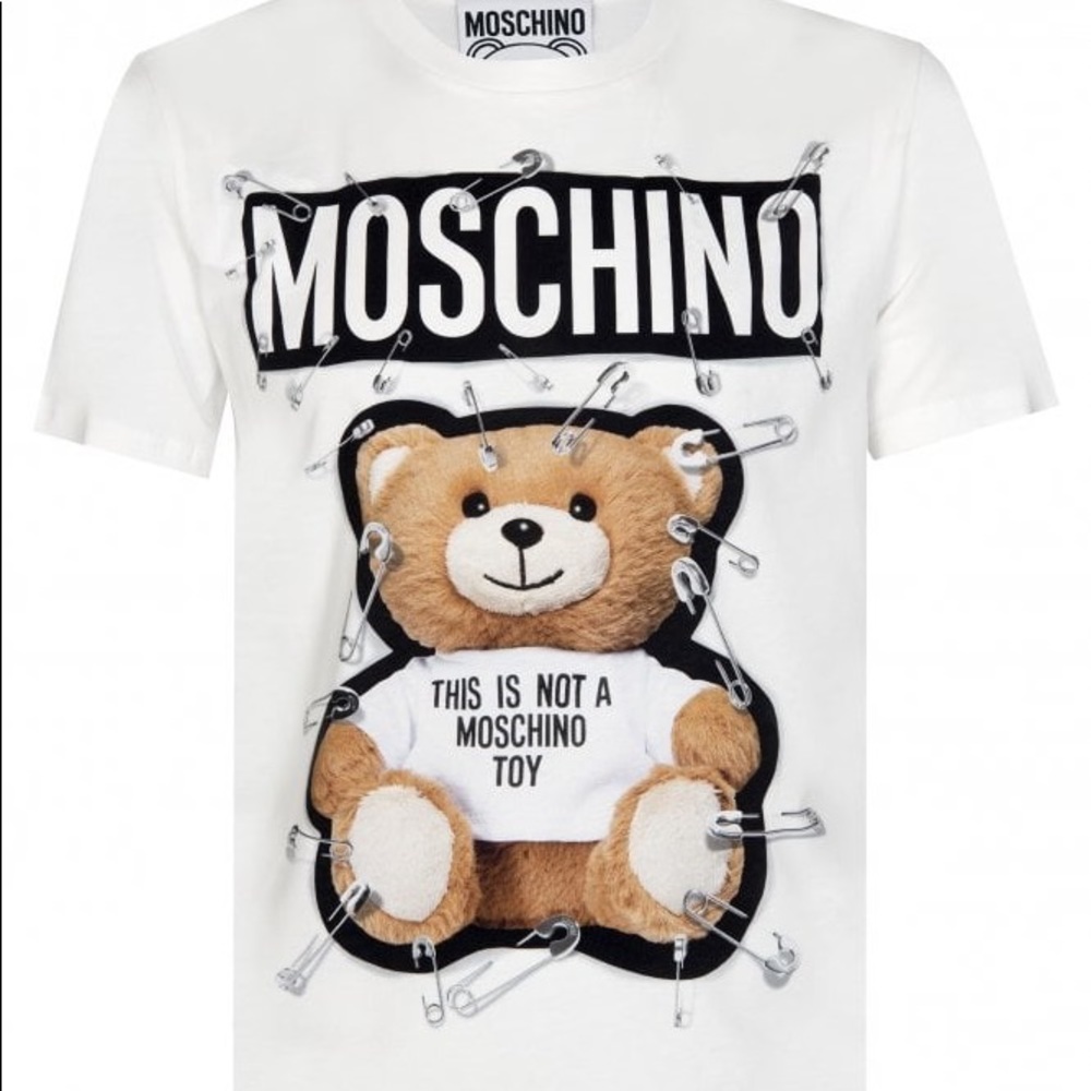 Womens moschino shirt size small fits small/medium
